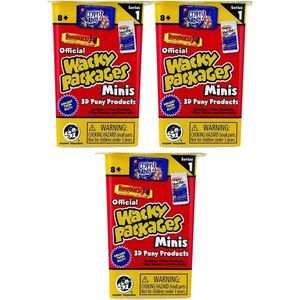 World's Smallest Wacky Packages Blind Box (Series 1) (Bundle of 3)
